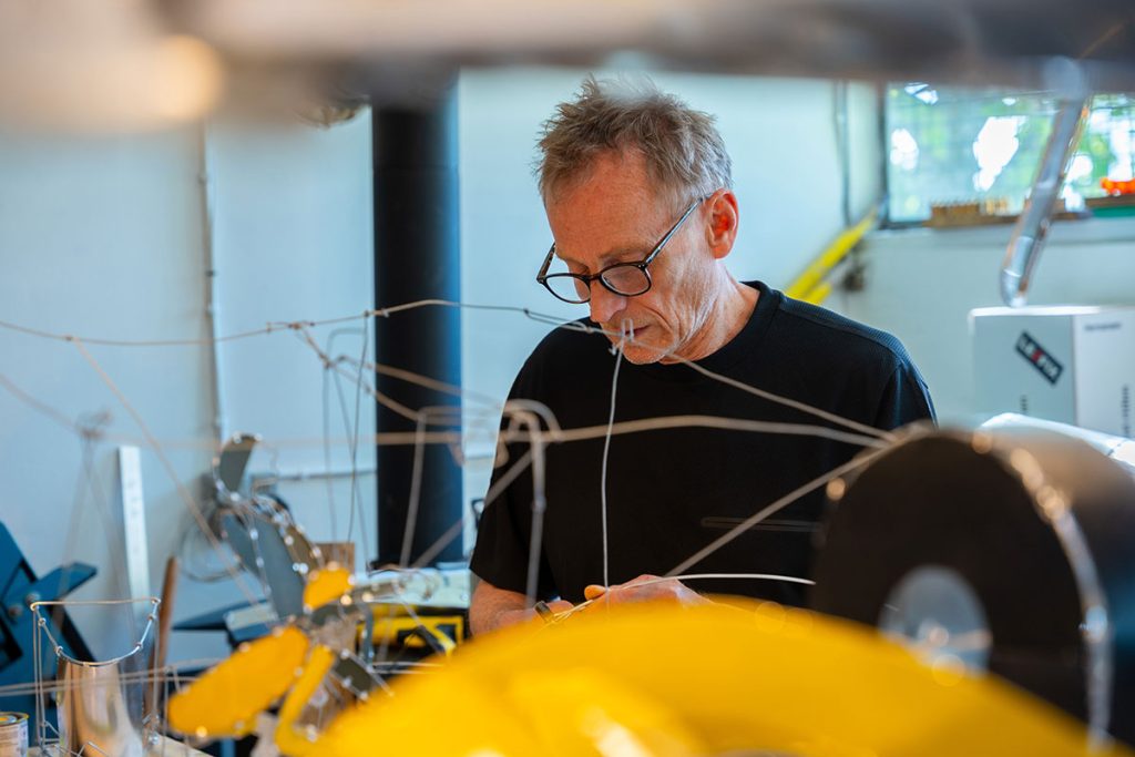 Anders Hermansen in his studio. Photo: Andrea Sonne