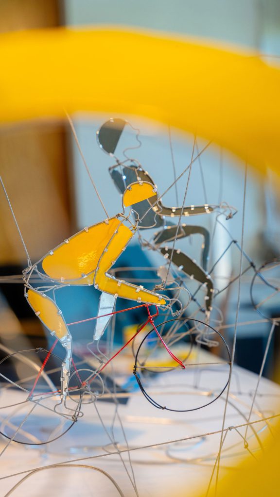 Anders Hermansen, Wire sketch. Photo: Andrea Sonne 