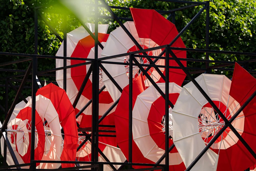 The Umbrico Spiral by Henrik Vibskov, 3daysofdesign at Designmuseum Danmark. Photo: Daniel Rasmussen