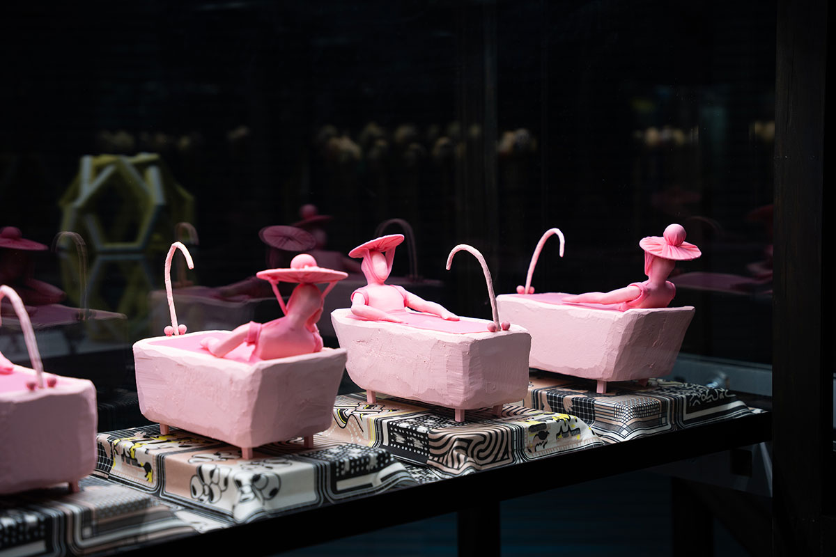 Henrik Vibskov: The Exhibition, Designmuseum Danmark. Photo: Andrea Sonne