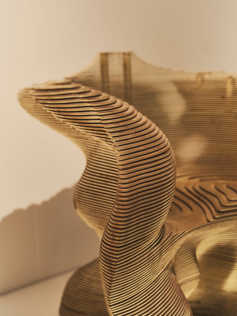 Slice Chair (detajle). Design Mathias Bengtsson. Foto: Christian Hoyer