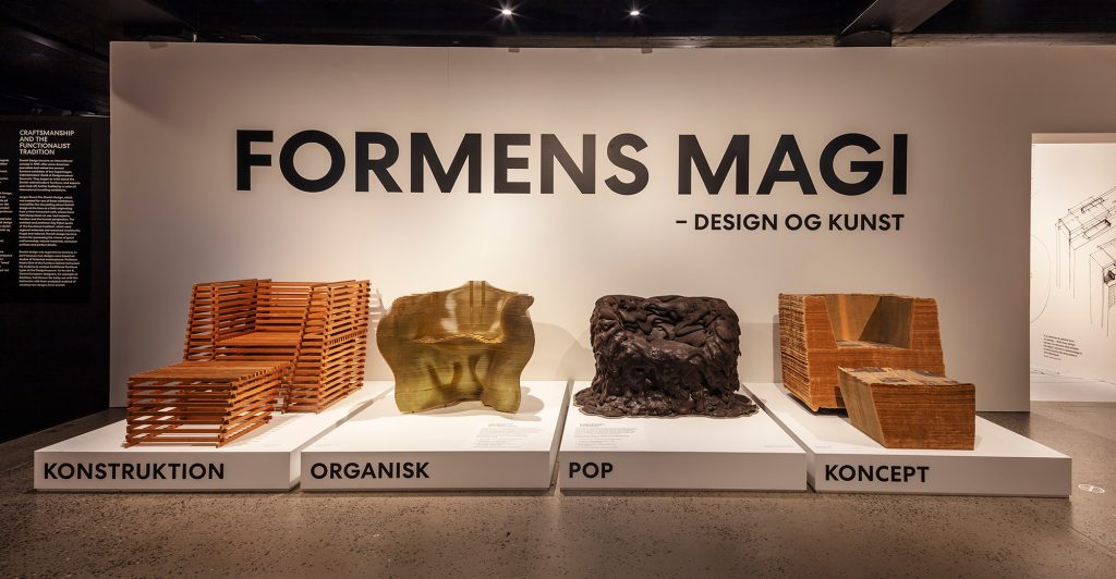 Installationsfoto 'Formens Magi'. Foto: Niels Fabæk, Kunsten Museum of Modern Art Aalborg