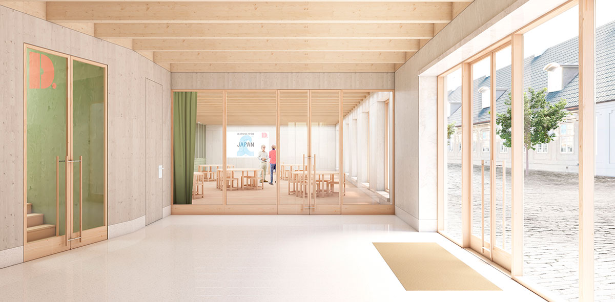 Skitse, Videnshus. Designmuseum Danmark. Foto: Praksis