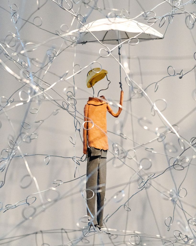 LABORATORIUM - ANDERS HERMANSEN, trådskitse-detalje. Foto Andrea Sonne