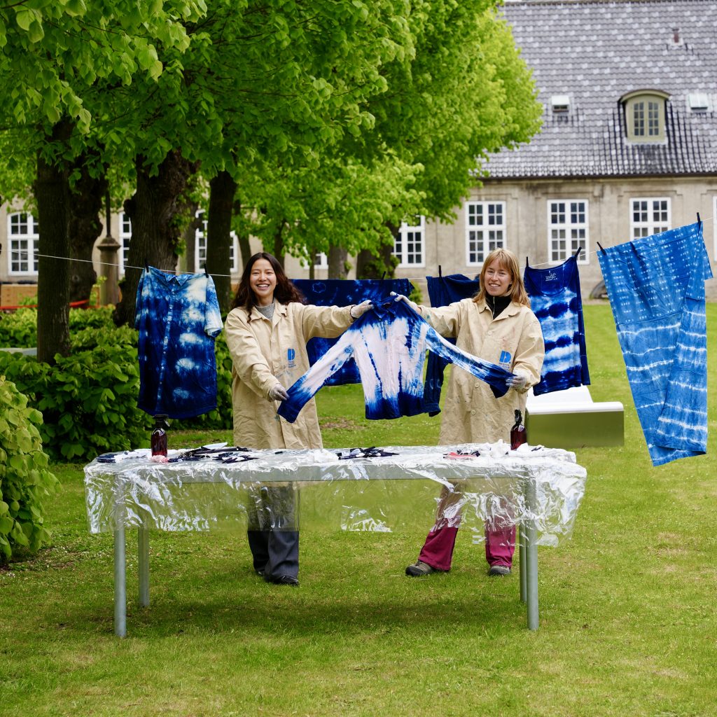 Shibori i museumshaven som en del af Copenpay